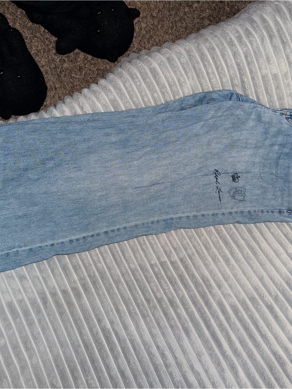 Ralph Lauren Light Blue Denim Jeans with Green Label - Picture 6 of 6
